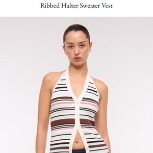 NWT Abercrombie sweater halter tank